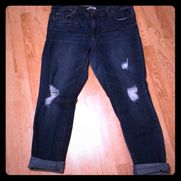 refuge Denim - Refuge Distressed Size 16 Jeans